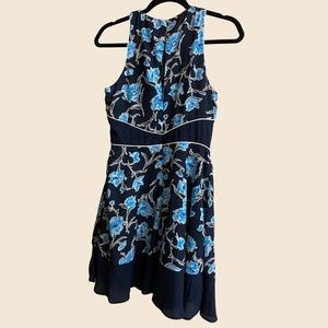 Blue Floral Dress